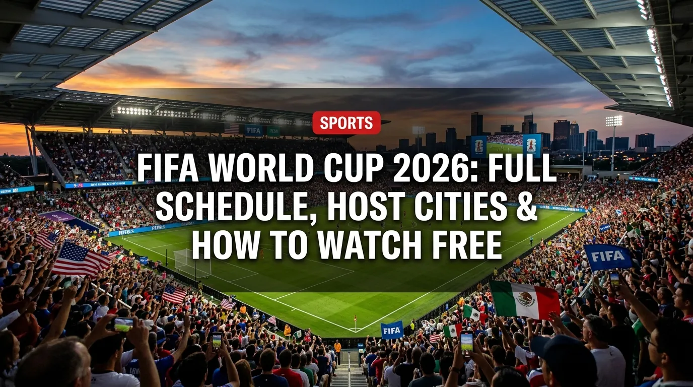 FIFA World Cup 2026: Full Schedule, Host Cities & How to Watch Free