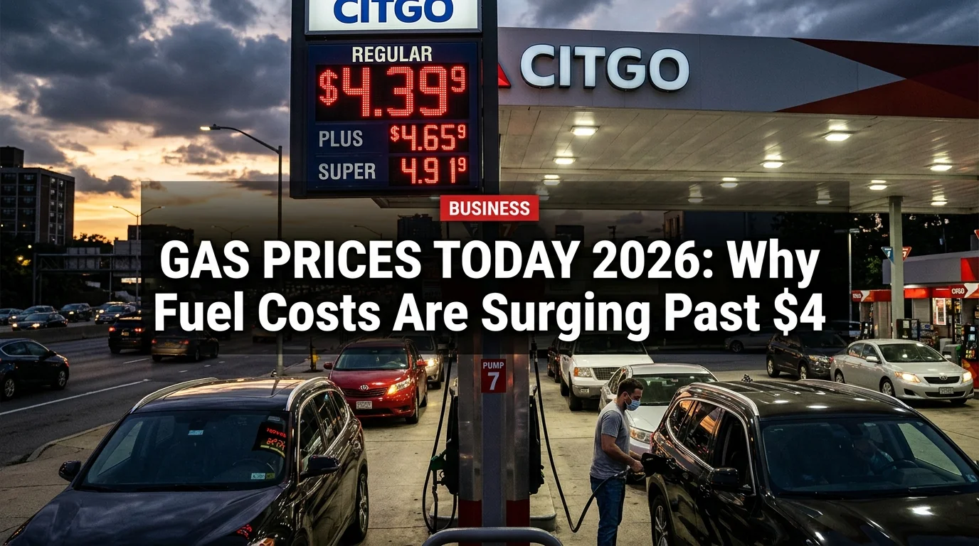Gas Prices Today 2026: Why Fuel Costs Are Surging Past $4