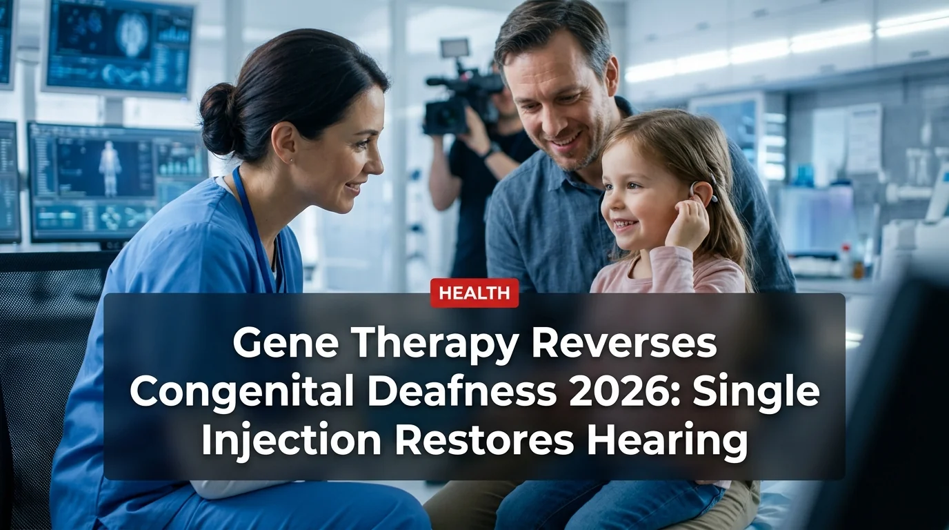 Gene Therapy Reverses Congenital Deafness 2026: Single Injection Restores Hearing
