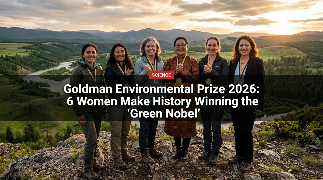 Goldman Environmental Prize 2026: 6 Women Make History Winning the 'Green Nobel'