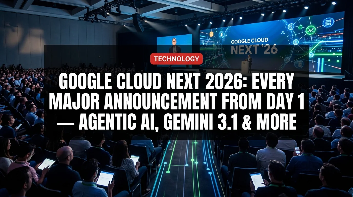 Google Cloud Next 2026: Every Major Announcement From Day 1 — Agentic AI, Gemini 3.1 & More