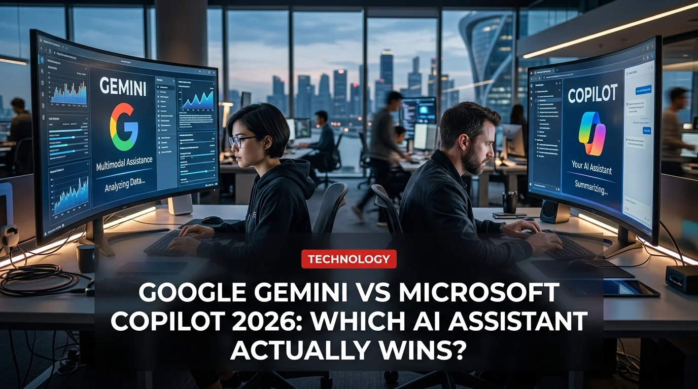Google Gemini vs Microsoft Copilot 2026: Which AI Assistant Actually Wins?