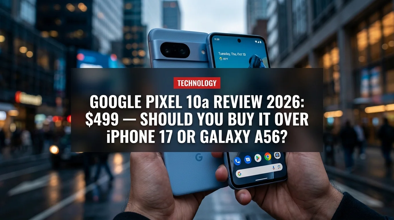 Google Pixel 10a Review 2026: $499 — Should You Buy It Over iPhone 17 or Galaxy A56?