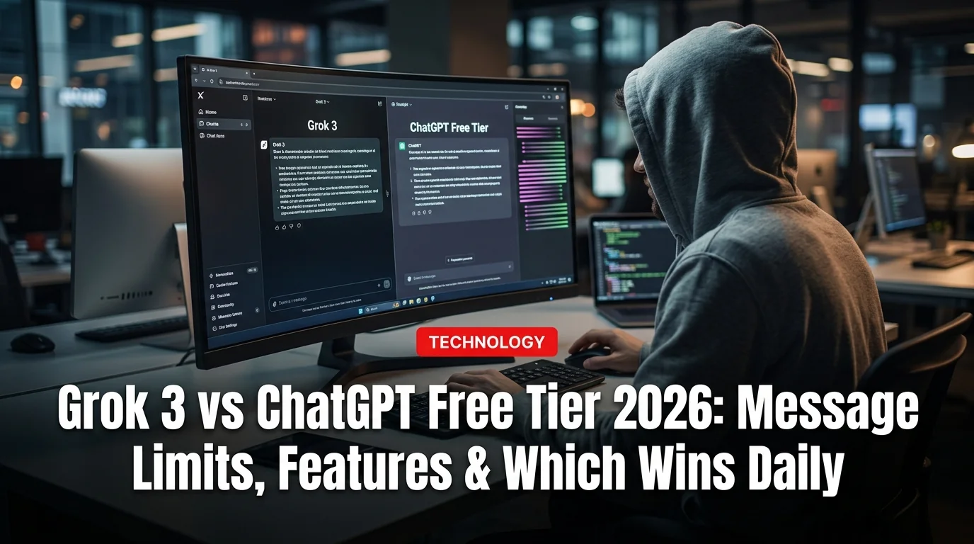 Grok 3 vs ChatGPT Free Tier 2026: Message Limits, Features & Which Wins Daily