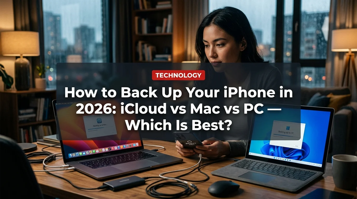 How to Back Up Your iPhone in 2026: iCloud vs Mac vs PC — Which Is Best?
