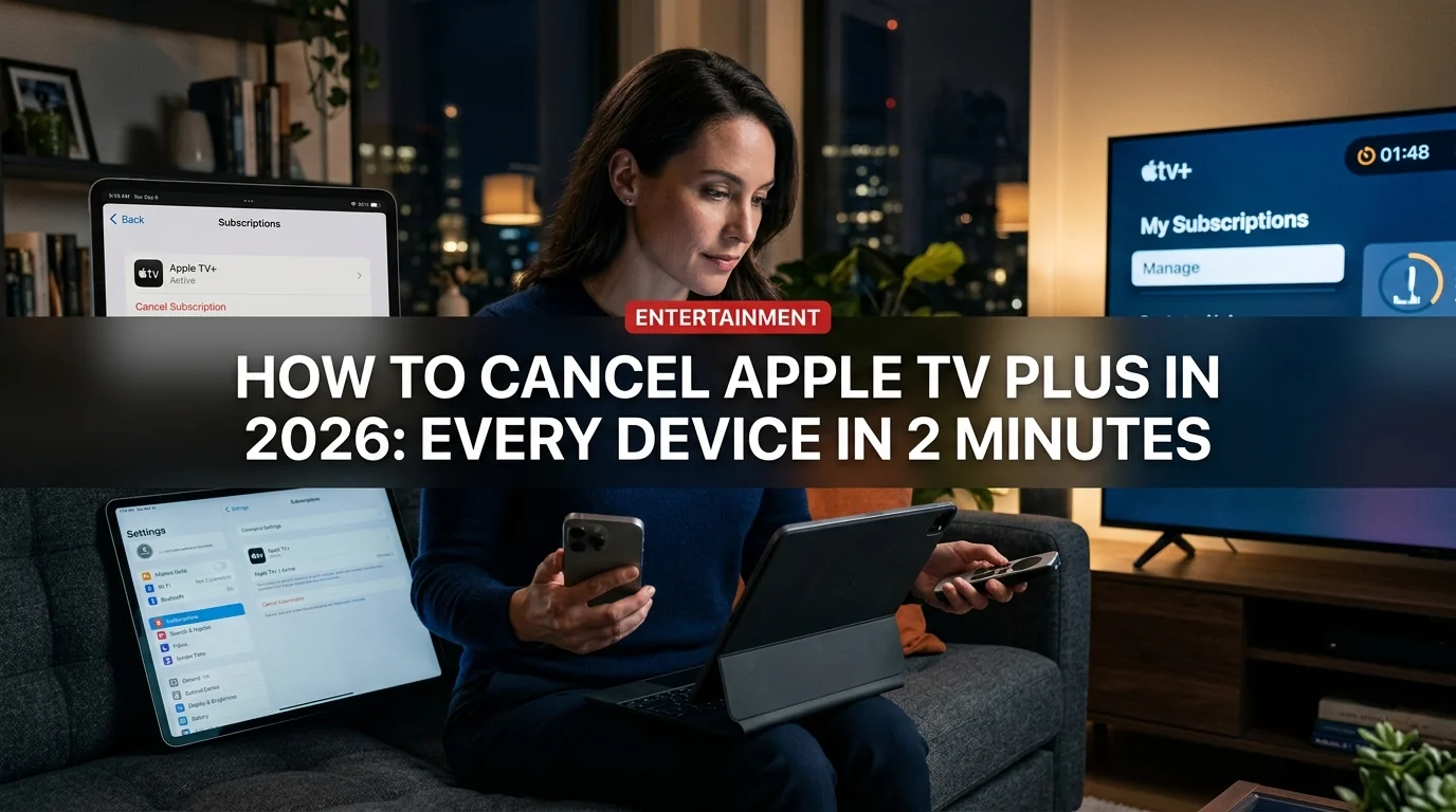 How to Cancel Apple TV Plus in 2026: Every Device in 2 Minutes
