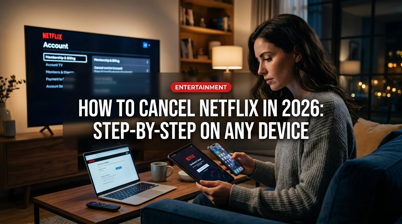 How to Cancel Netflix in 2026: Step-by-Step on Any Device
