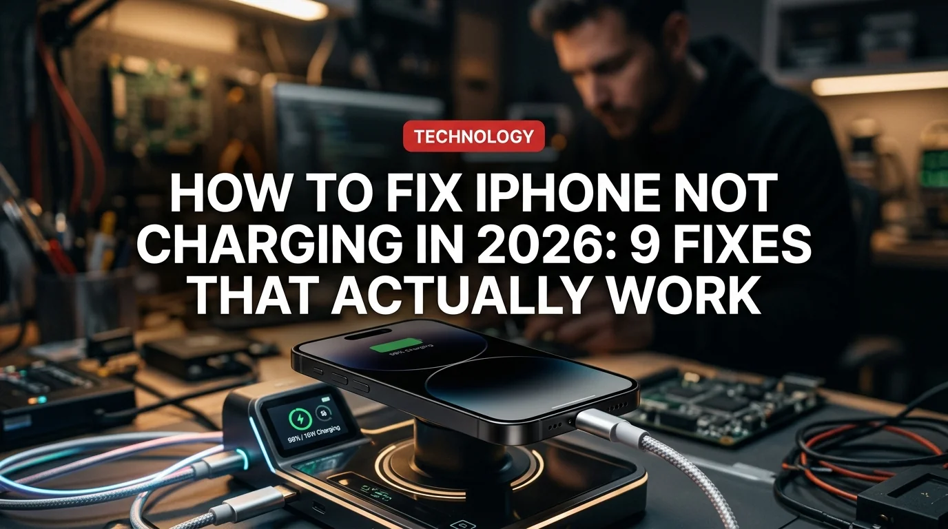 How to Fix iPhone Not Charging in 2026: 9 Fixes That Actually Work