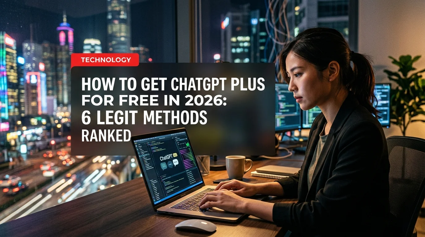 How to Get ChatGPT Plus for Free in 2026: 6 Legit Methods Ranked