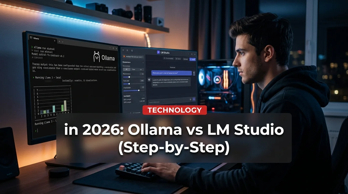 How to Run AI Locally for Free in 2026: Ollama vs LM Studio (Step-by-Step)