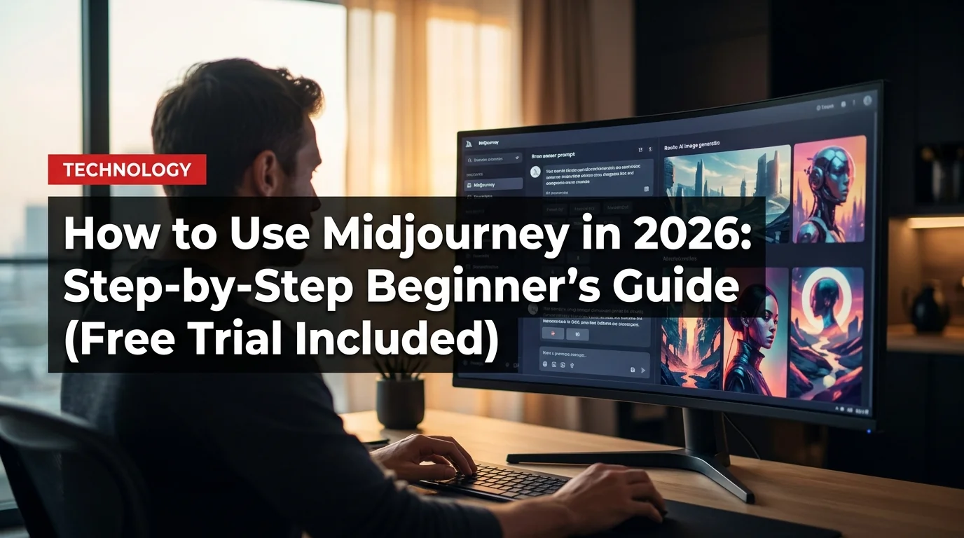 How to Use Midjourney in 2026: Step-by-Step Beginner's Guide (Free Trial Included)