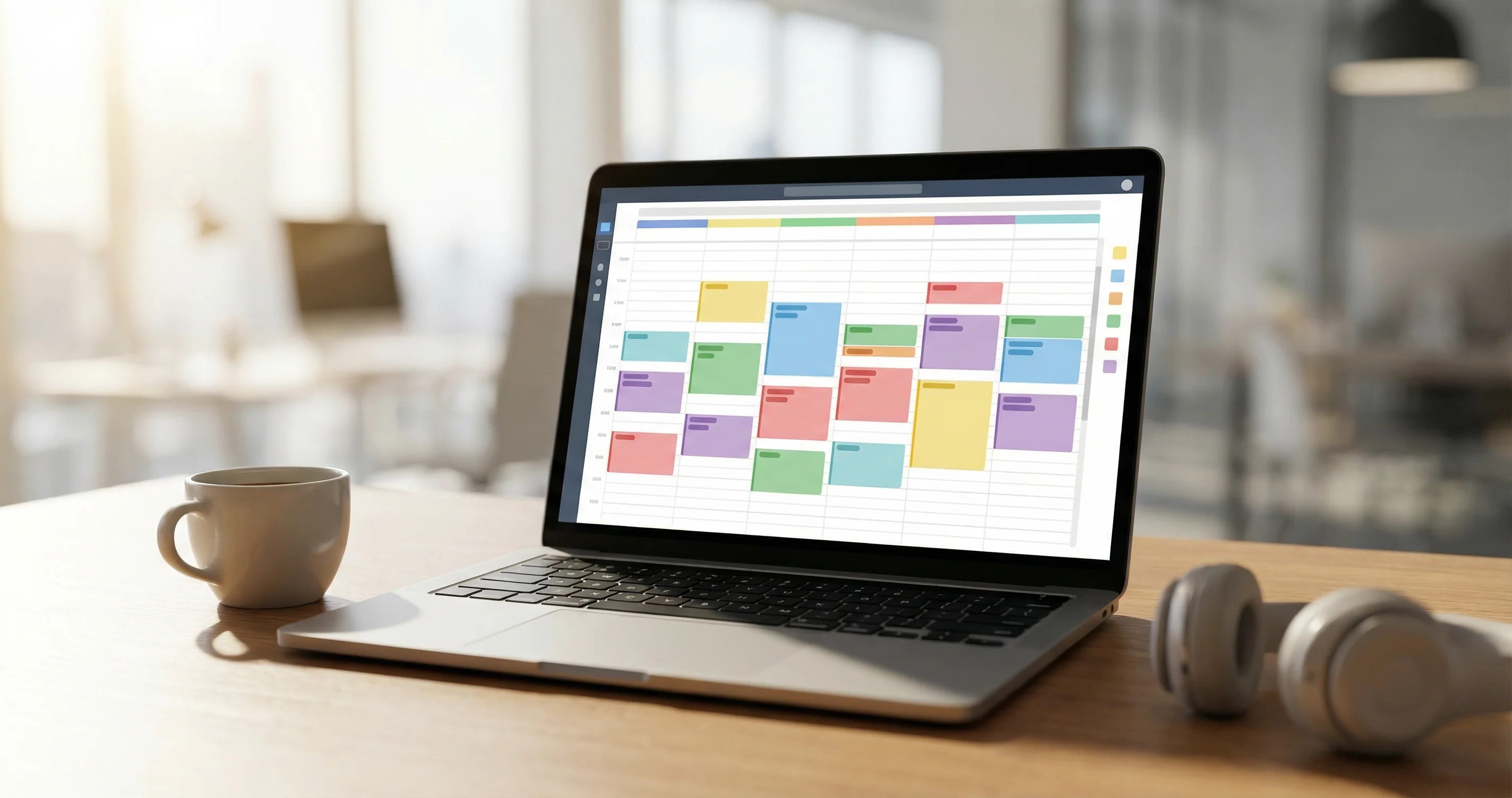 Reclaim.ai calendar with time blocks