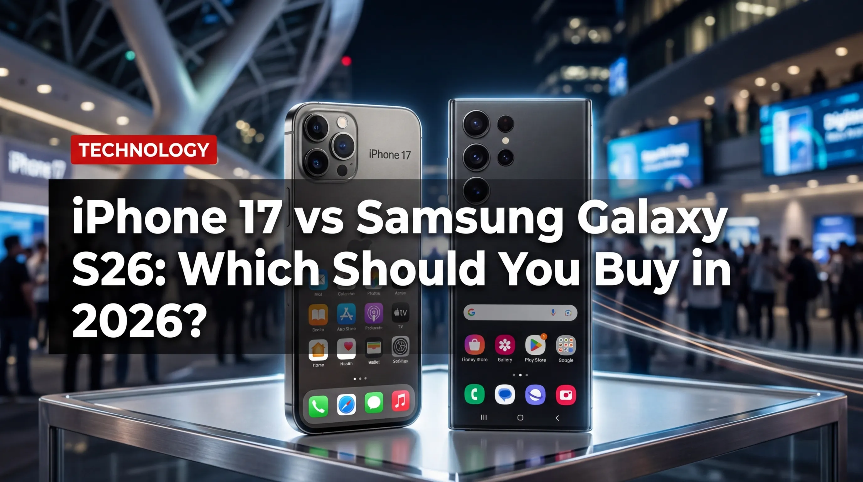 iPhone 17 vs Samsung Galaxy S26: Which Should You Buy in 2026?