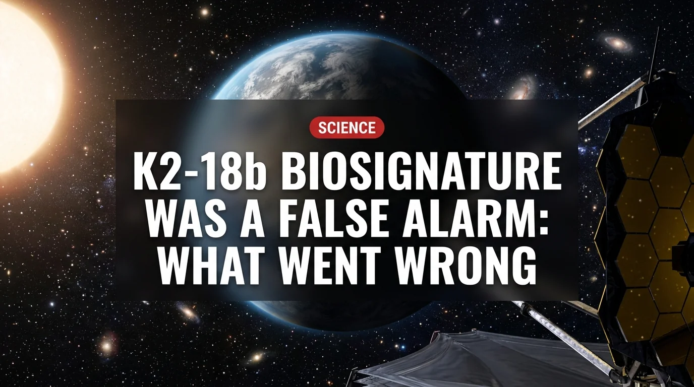 K2-18b Biosignature Was a False Alarm: What Went Wrong