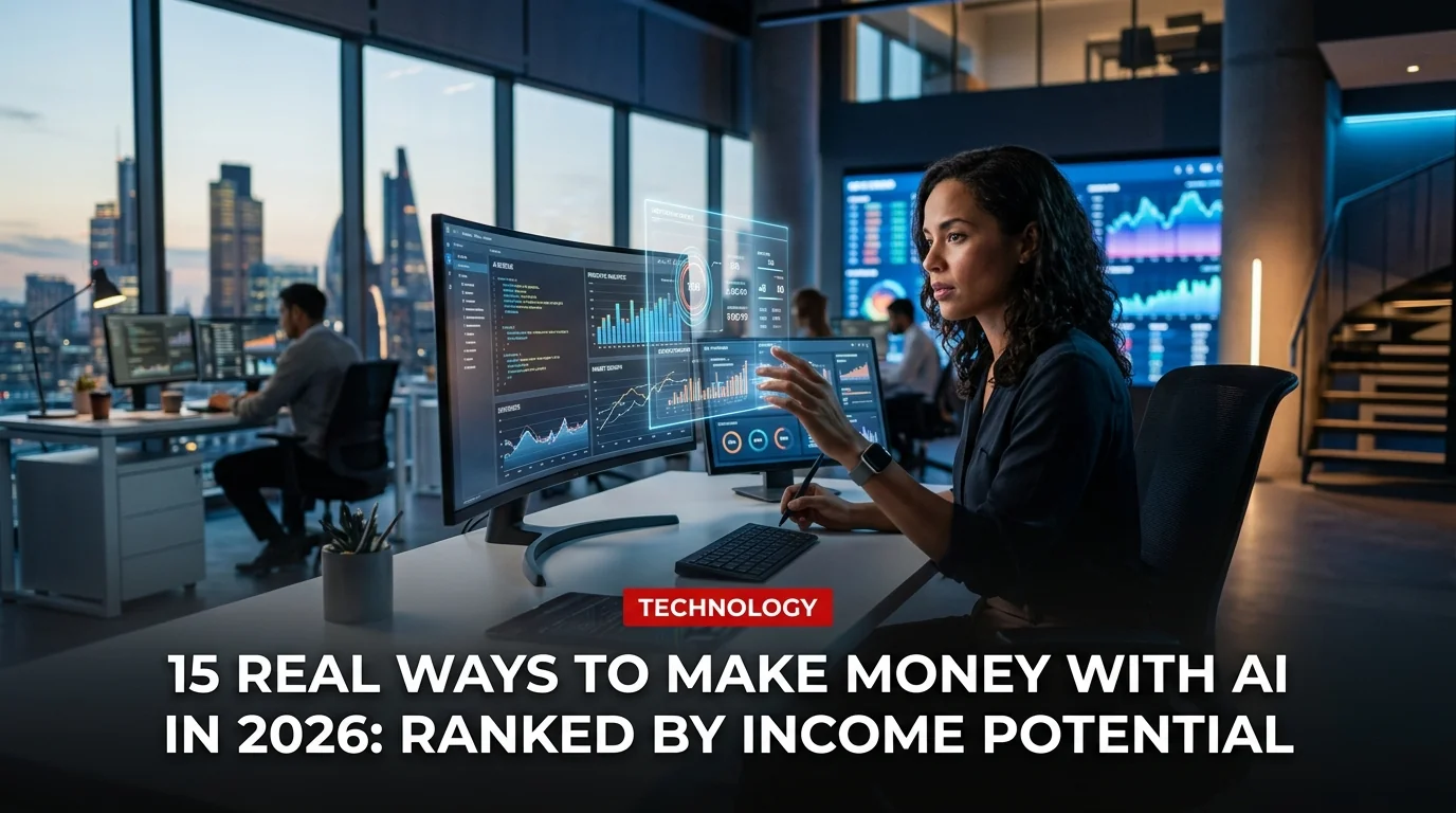 15 Real Ways to Make Money With AI in 2026: Ranked by Income Potential