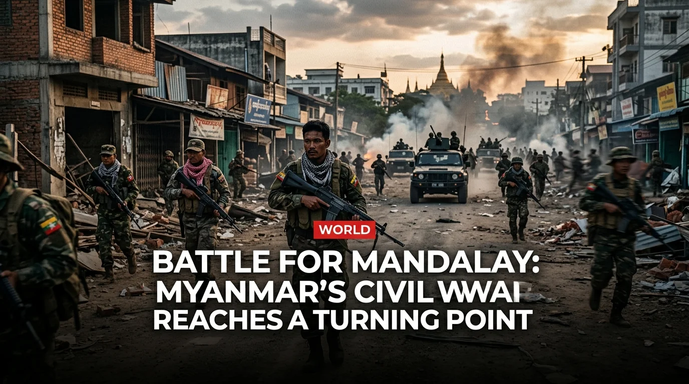 Battle for Mandalay: Myanmar's Civil War Reaches a Turning Point