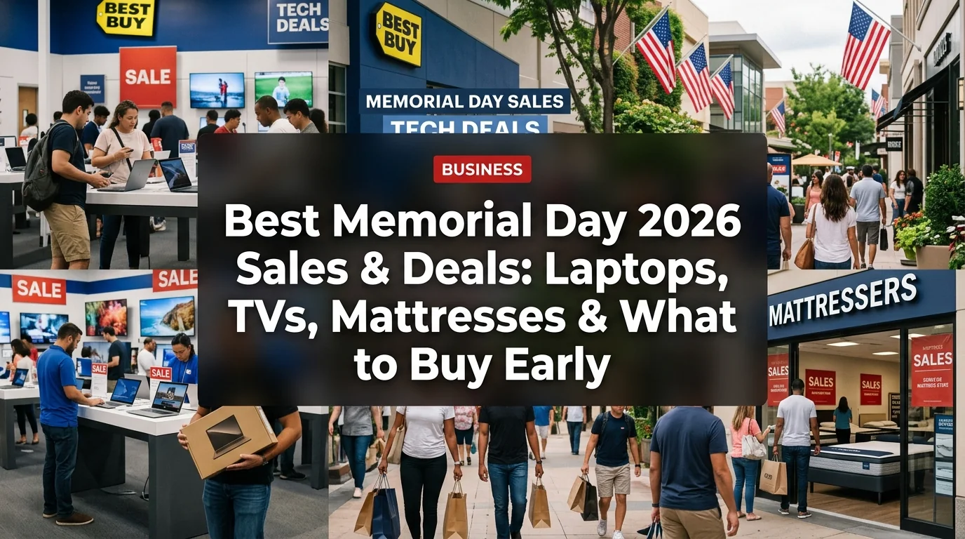 Best Memorial Day 2026 Sales & Deals: Laptops, TVs, Mattresses & What to Buy Early