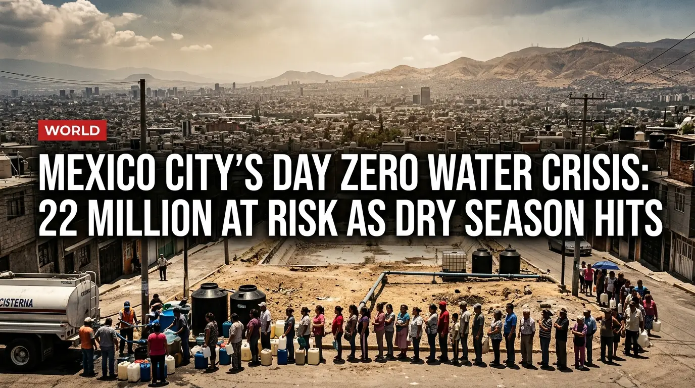 Mexico City's Day Zero Water Crisis: 22 Million at Risk as Dry Season Hits