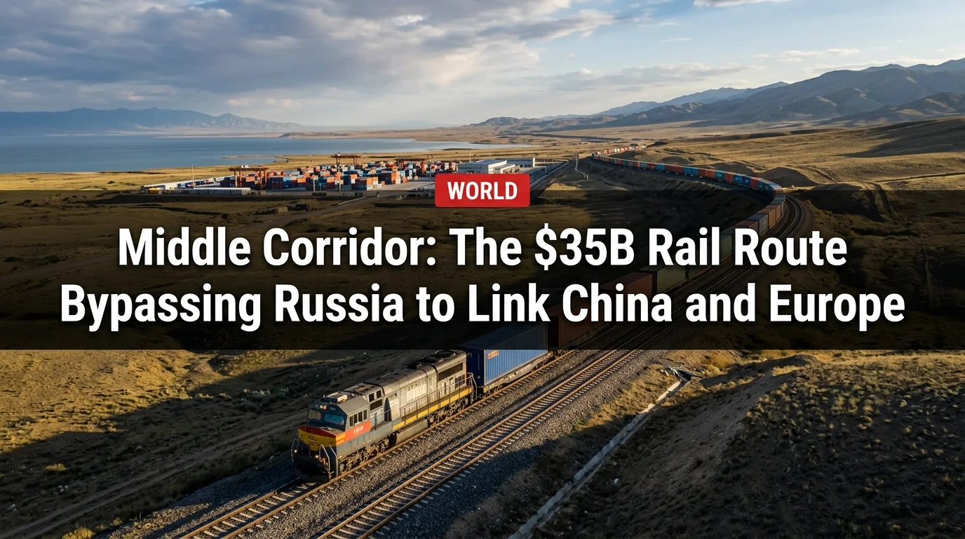 Middle Corridor: The $35B Rail Route Bypassing Russia to Link China and Europe