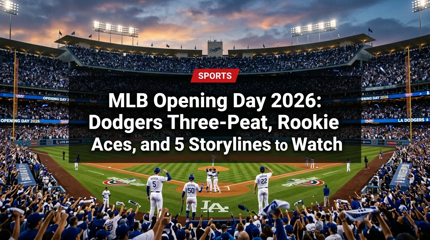 MLB Opening Day 2026: Dodgers Three-Peat, Rookie Aces, and 5 Storylines to Watch