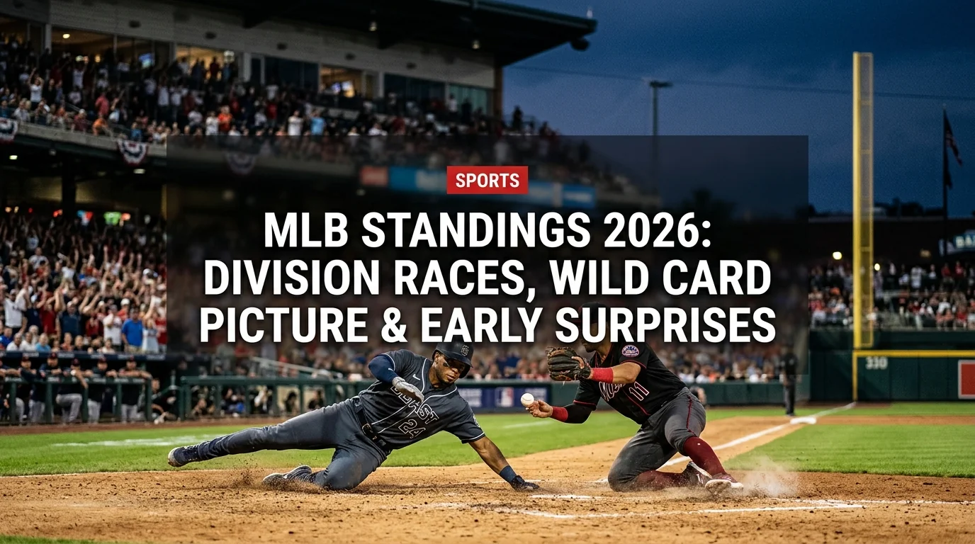 MLB Standings 2026: Division Races, Wild Card Picture & Early Surprises