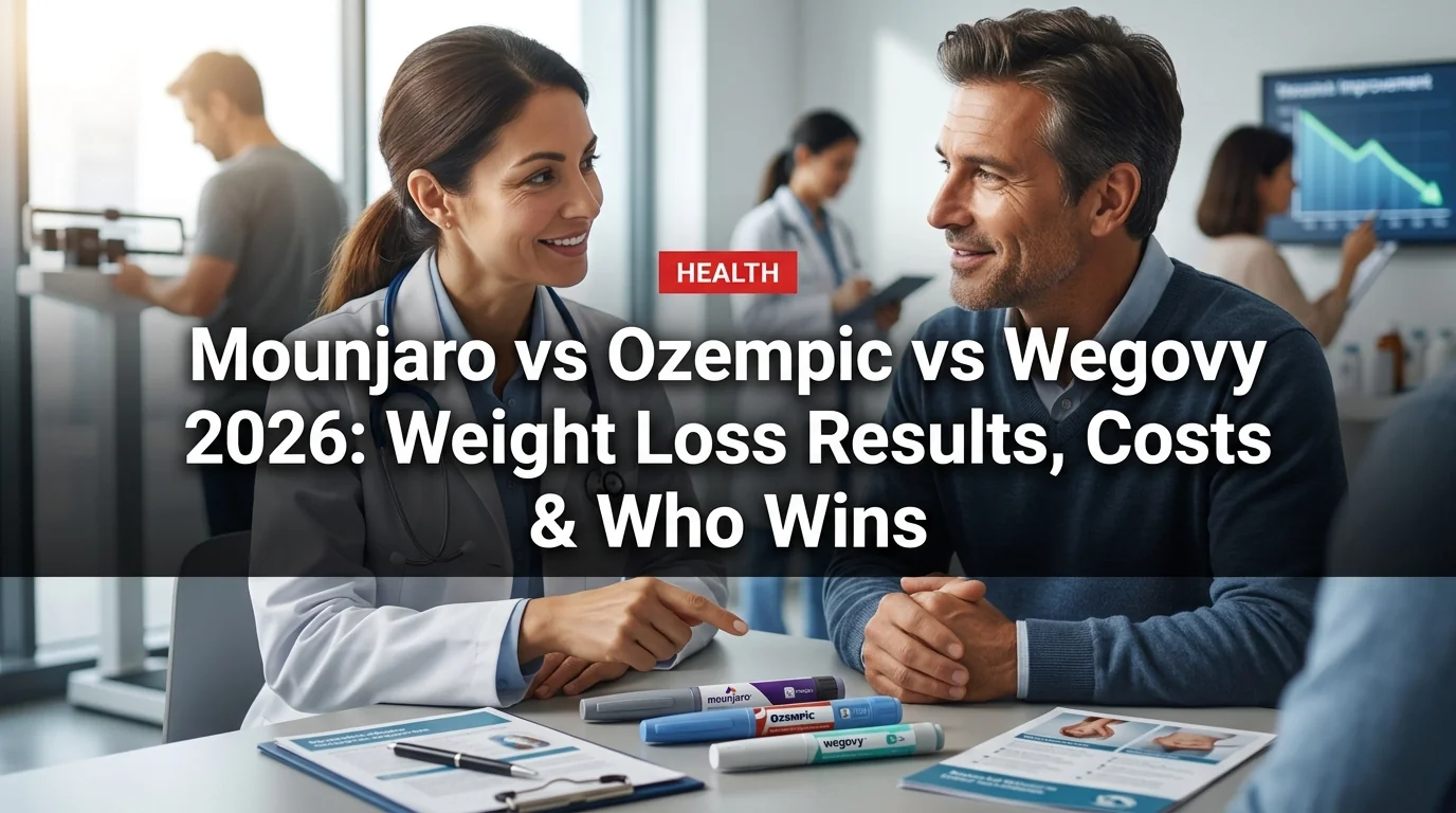 Mounjaro vs Ozempic vs Wegovy 2026: Weight Loss Results, Costs & Who Wins