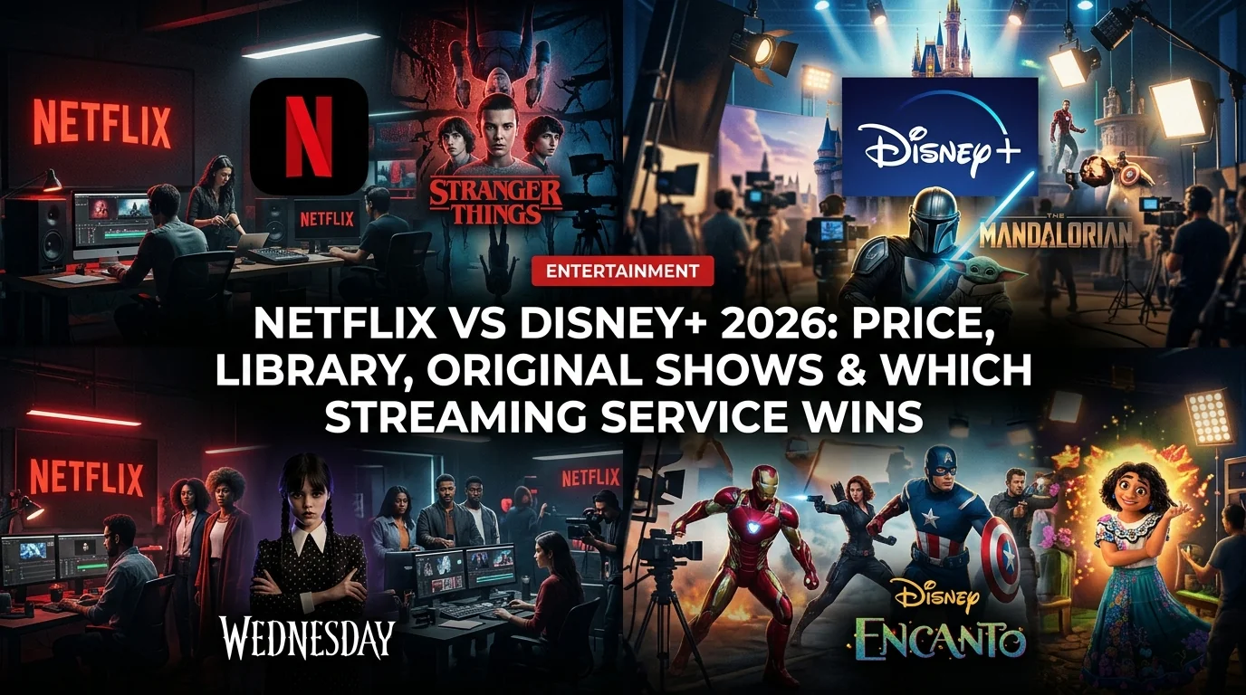 Netflix vs Disney+ 2026: Price, Library, Original Shows & Which Streaming Service Wins
