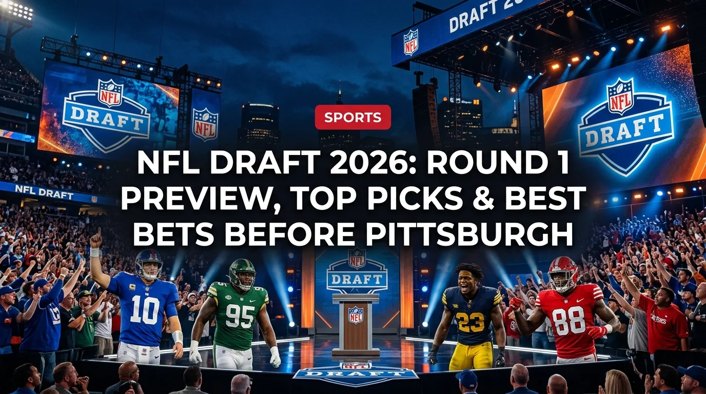 NFL Draft 2026: Round 1 Preview, Top Picks & Best Bets Before Pittsburgh