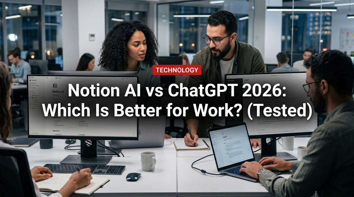 Notion AI vs ChatGPT 2026: Which Is Better for Work? (Tested)