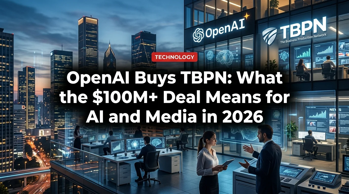 OpenAI Buys TBPN: What the $100M+ Deal Means for AI and Media in 2026
