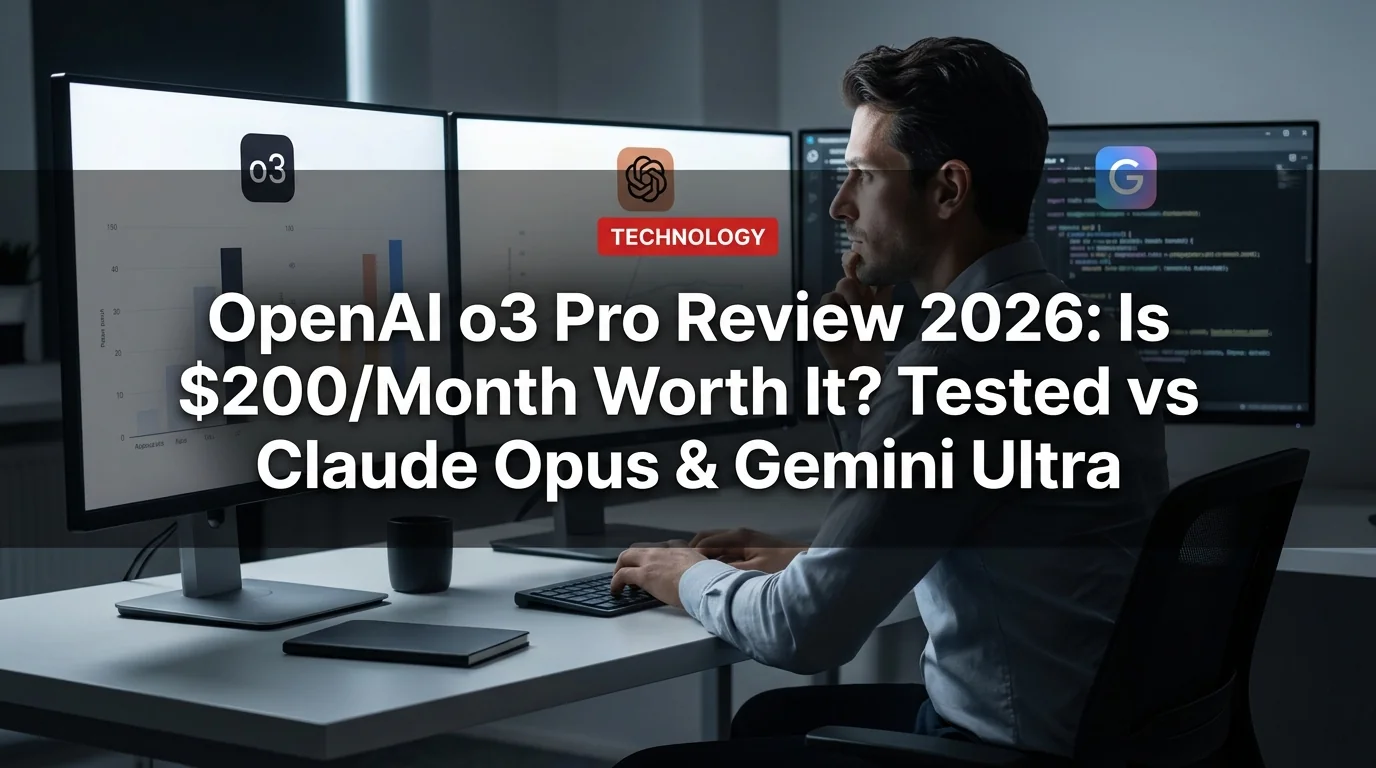 OpenAI o3 Pro Review 2026: Is $200/Month Worth It? Tested vs Claude Opus & Gemini Ultra