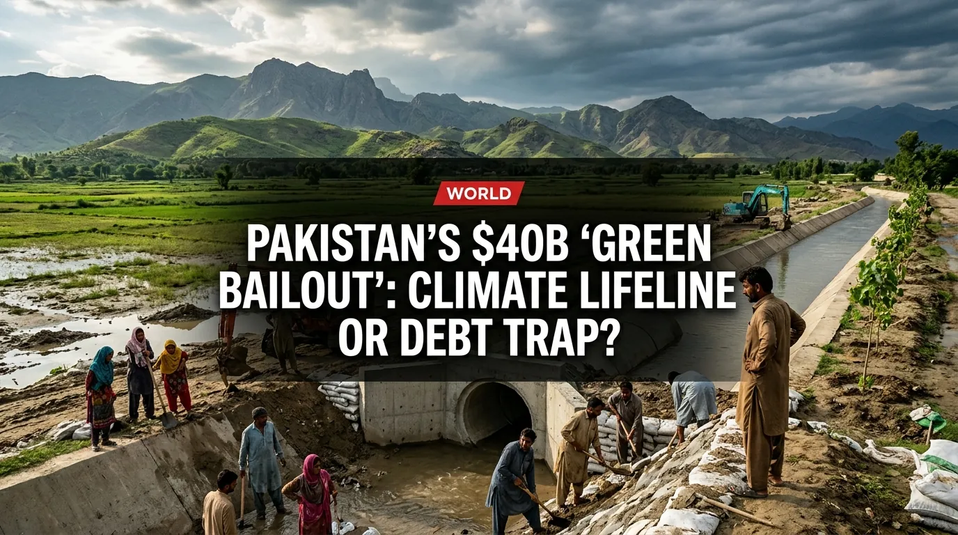 Pakistan's $40B 'Green Bailout': Climate Lifeline or Debt Trap?