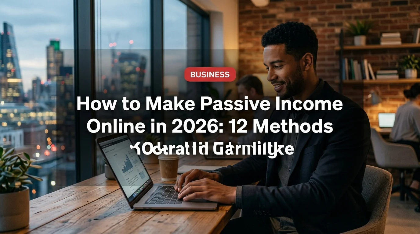 How to Make Passive Income Online in 2026: 12 Methods Ranked by Realistic Earnings