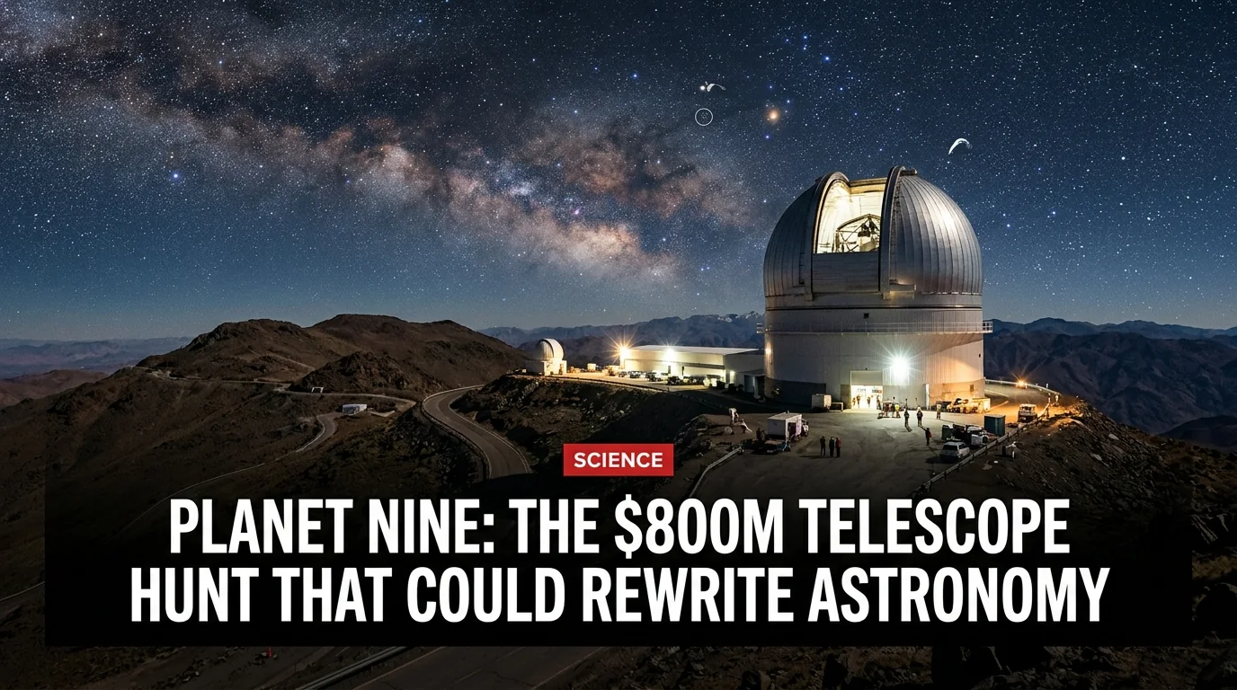 Planet Nine: The $800M Telescope Hunt That Could Rewrite Astronomy