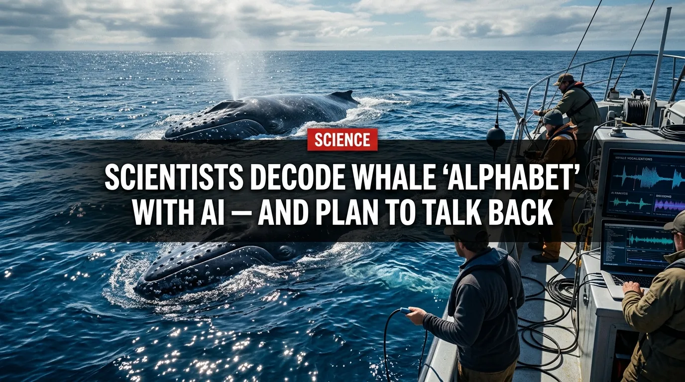 Scientists Decode Whale 'Alphabet' With AI — And Plan to Talk Back