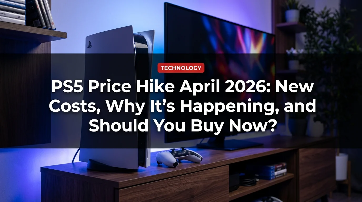 PS5 Price Hike April 2026: New Costs, Why It's Happening, and Should You Buy Now?
