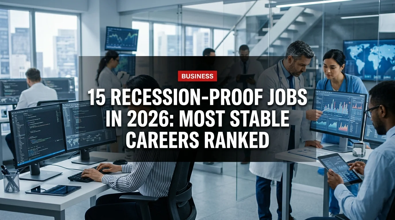 15 Recession-Proof Jobs in 2026: Most Stable Careers Ranked