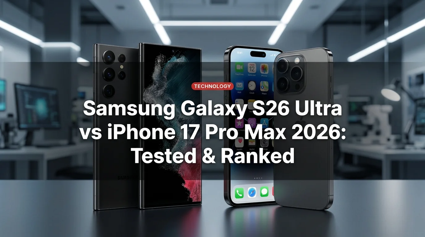 Samsung Galaxy S26 Ultra vs iPhone 17 Pro Max 2026: Tested & Ranked