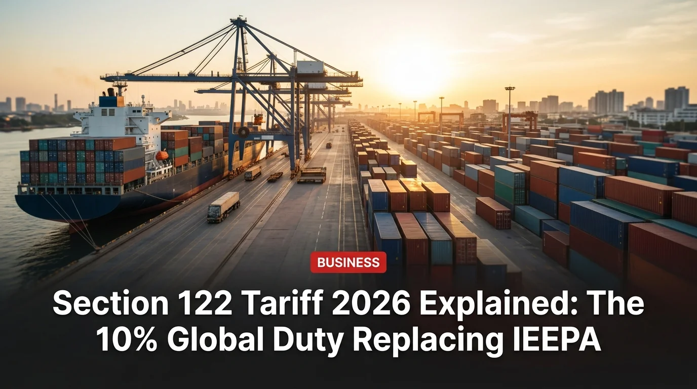 Section 122 Tariff 2026 Explained: The 10% Global Duty Replacing IEEPA