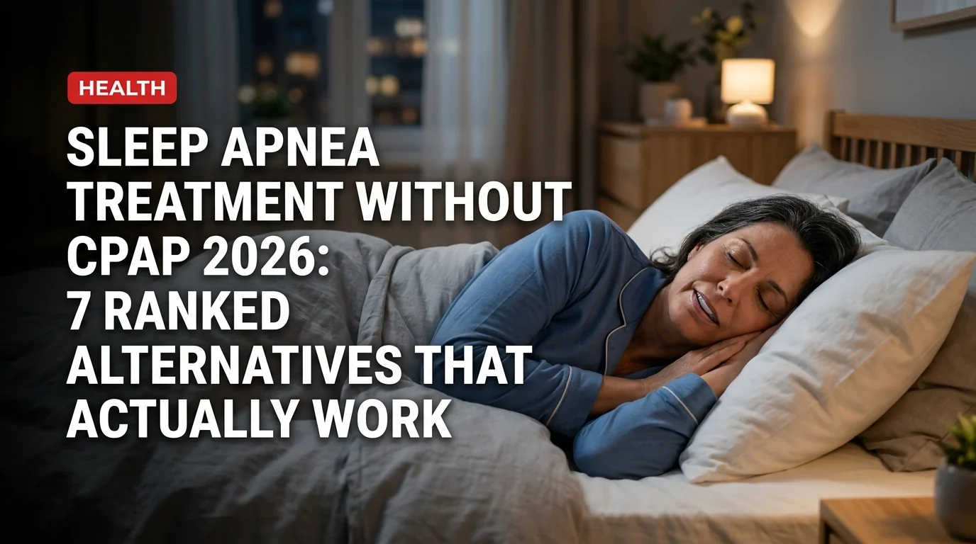 Sleep Apnea Treatment Without CPAP 2026: 7 Ranked Alternatives That Actually Work