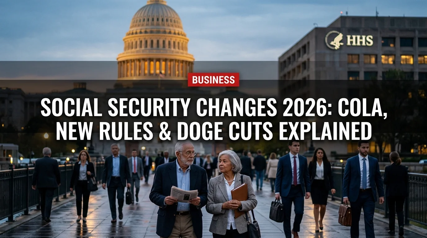 Social Security Changes 2026: COLA, New Rules & DOGE Cuts Explained