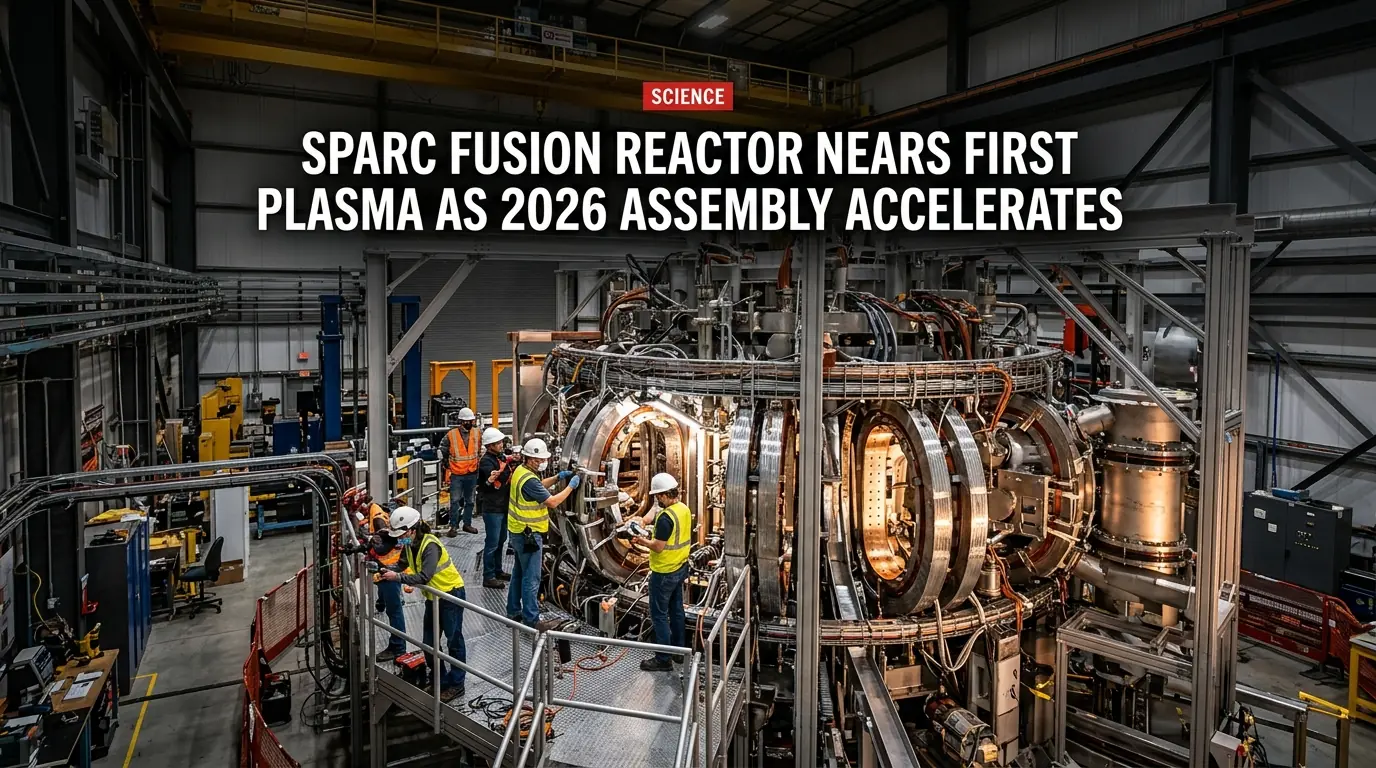 SPARC Fusion Reactor Nears First Plasma as 2026 Assembly Accelerates