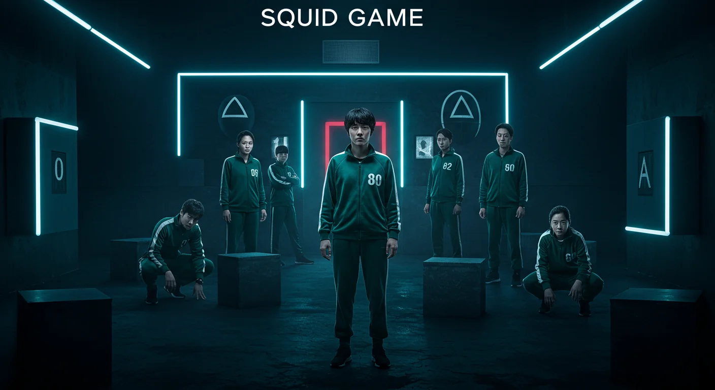Squid Game Season 3 2026 - contestants in green tracksuits facing deadly survival challenges