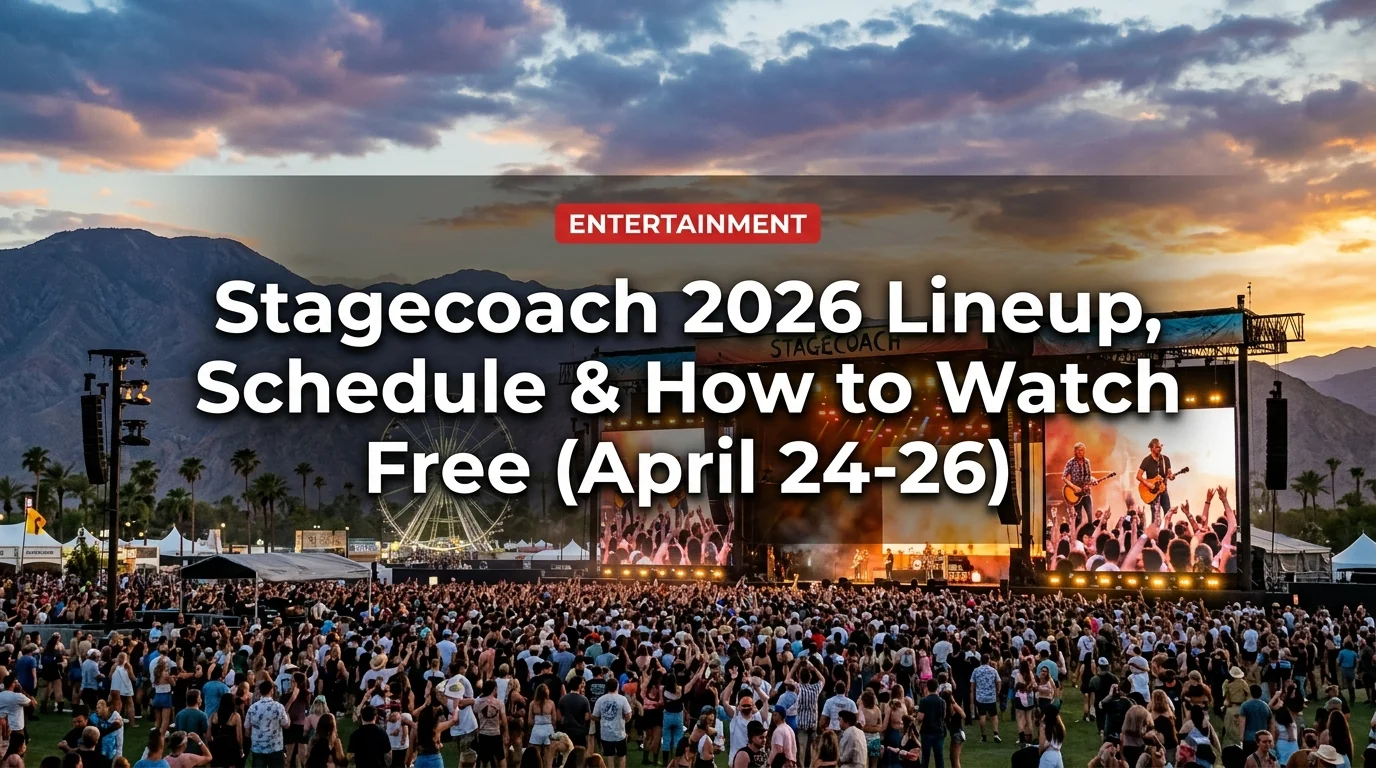Stagecoach 2026 Lineup, Schedule & How to Watch Free (April 24-26)