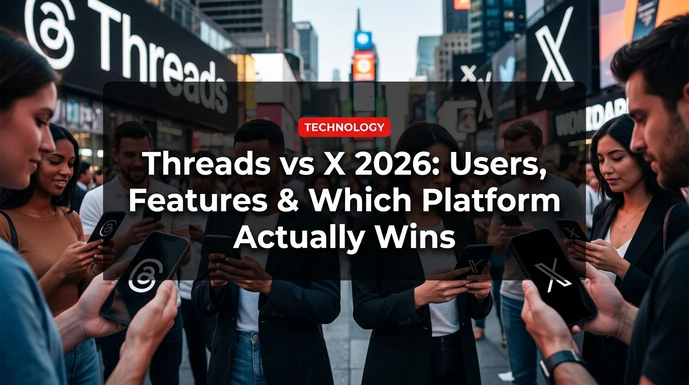Threads vs X 2026: Users, Features & Which Platform Actually Wins