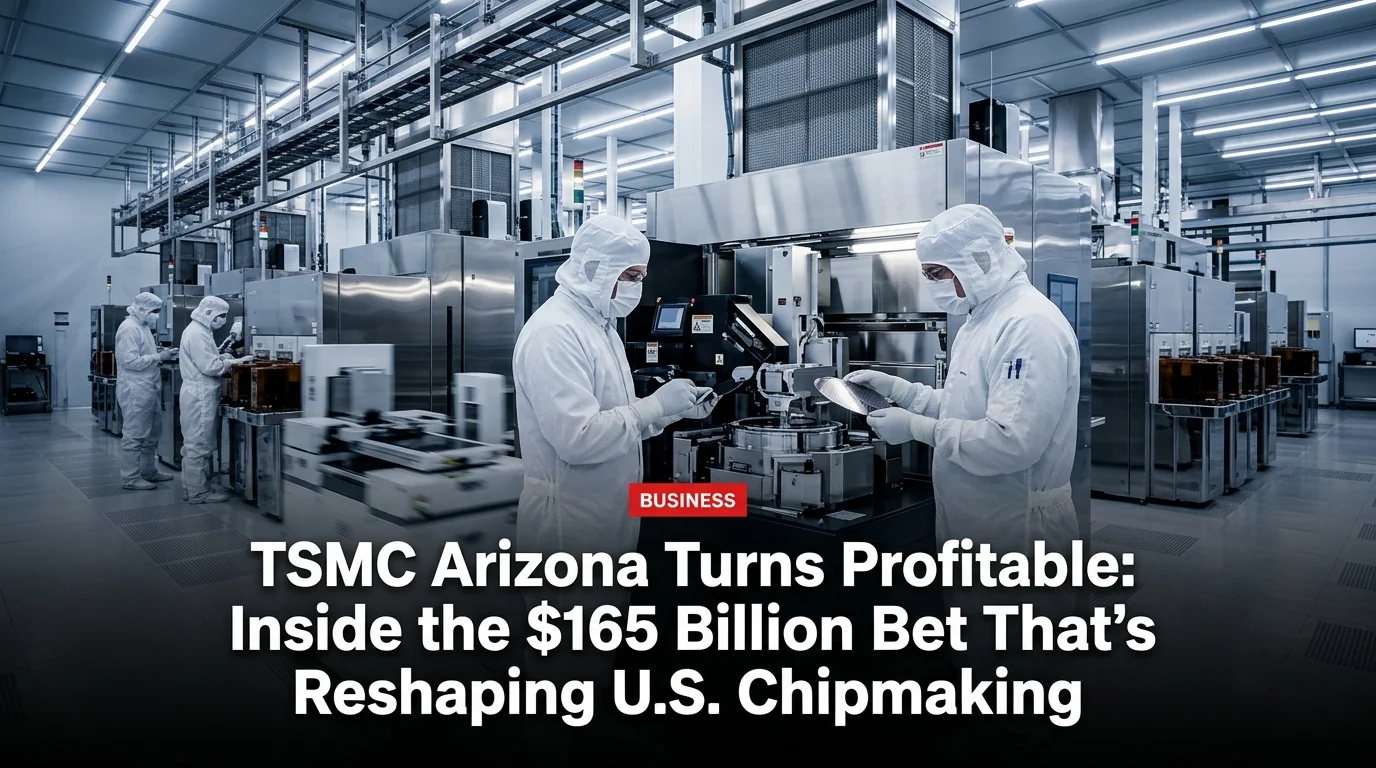 TSMC Arizona Turns Profitable: Inside the $165 Billion Bet That's Reshaping U.S. Chipmaking