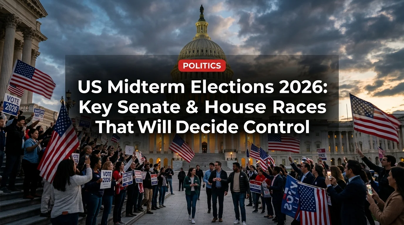 US Midterm Elections 2026: Key Senate & House Races That Will Decide Control