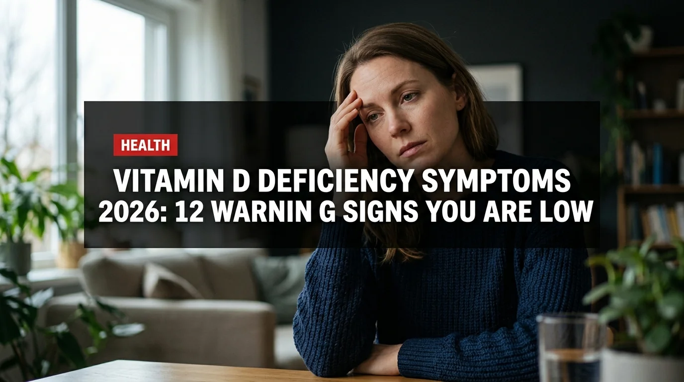 Vitamin D Deficiency Symptoms 2026: 12 Warning Signs You Are Low