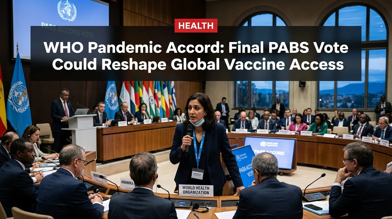WHO Pandemic Accord: Final PABS Vote Could Reshape Global Vaccine Access
