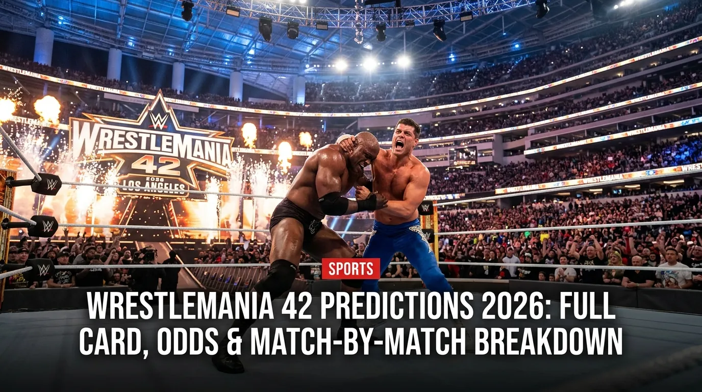 WrestleMania 42 Predictions 2026: Full Card, Odds & Match-by-Match Breakdown